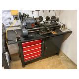 Logan Model 400 Lathe with Craftsman Bench
