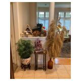 Small Table and Planter with Accessories