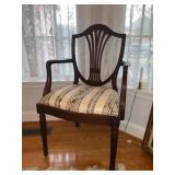 Mahogany Shield-Back Armchair