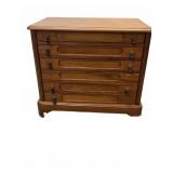 Antique Six Drawer Spool Cabinet