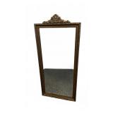 Gilt Decorated Beveled Wall Mirror