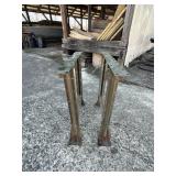 Pair Industrial Steel Table Legs
