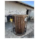 Industrial Steel Cylinder Converted To Light