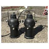 Pair  Altman Pair Stage Lighting Fixtures