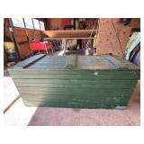 Large Wainscoating Wooden Storage Box