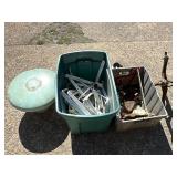 Grouping: Metal, Brackets, Stool Seat