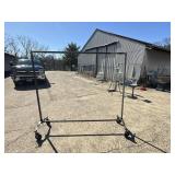 Industrial Clothing Rack on Wheels