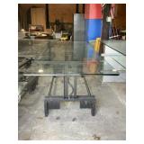 Custom Metal and Glass Table