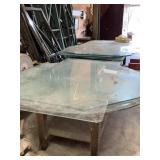 14 Assorted Glass Table Tops