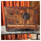 Vintage Cabinet with Metal Hardware