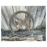 Cast Iron Four-Spoke Hand Wheel