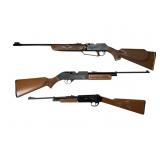 Three Crosman Pump-Action BB Guns