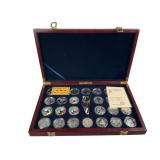 Case With Silver-Plated Coin Copies