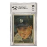 1986 Sportflics Decade Greats Mickey Mantle Card