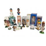 13 Bobble Heads with Boxes