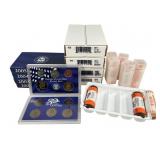 14 Rolls State Quarters & 4 US Proof Sets