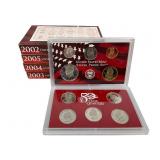 United States Mint Silver Proof Sets, 2002-2007