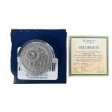 2009 Belarus Leo Silver Coin, Zodiac Series