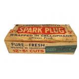 Vintage Spark Plug Chewing Tobacco Carton