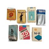 7 Vintage Sealed Cigarette Packs