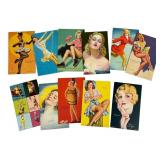 1940s Pin-Up Girl Mutoscope Exhibit Cards