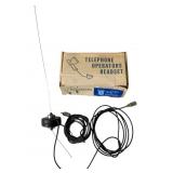 Sears Telephone Operators Headset+ Antenna