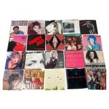 1980s Collection of 20 Vinyl 45 RPM Records