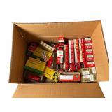 Box of Various Vintage Electron Tubes