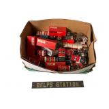 Box Full Vintage RCA and GE Vacuum Tubes