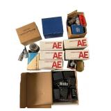 Various Vintage Electrical Components+Amplifier