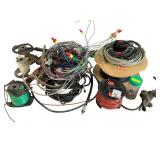 Massive Bin of Wire and Copper Bands