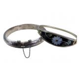 Sterling Silver Hinged Bangles