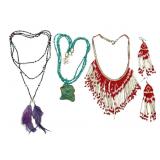 3 Unique Necklaces and Earrings