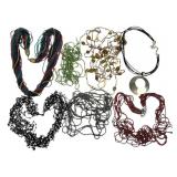 Beaded Lot with Seed Beads and Materials