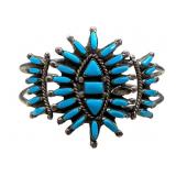 Sterling and Turquoise Cuff Bracelet