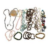 Genuine Pearl, Shell, Stone Jewelry Lot