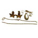 Gold Items: 14k Bracelet & 12k GF Jewelry