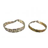 Sterling Silver Triple Toned Bracelets