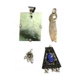 Sterling Pendants & Brooch Collection
