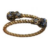 10k Gold Filled Victorian Bypass Bracelet