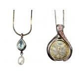 Sterling Silver Necklaces, Mexican Libertad Coin