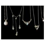 4 Sterling Necklaces