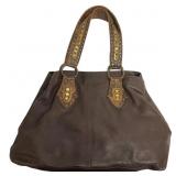 Betsey Johnson Brown Leather Shoulder Bag