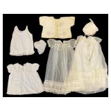 Vintage Baby Clothes Including Christening Groupin