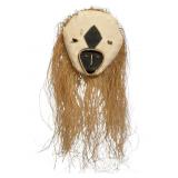 Piaroa Wartime Style Mask with Raffia