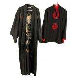 Asian-Style Robe and Jacket Set
