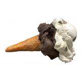 Ceramic Ice Cream Cone Sculpture