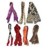 Lot Patterned Scarves incl. Neeru Kumar, Asian Eye