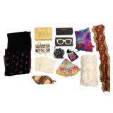Lot Scarves, Dolce Gabbana Sunglasses, Pouch, Plus