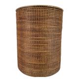21,5 In Tall Woven Rattan Lidded Basket